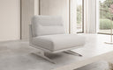 Designer Sofa-Sessel Torino ohne Armlehnen in Bouclé