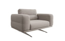 Designer Sofa-Sessel Torino mit Armlehnen in Bouclé