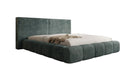 Designer Polsterbett Elise in Cord mit Stauraum