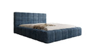 Designer Polsterbett Marshmallow in Cord mit Stauraum