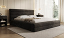 Designer Polsterbett Maren in Samt mit Stauraum