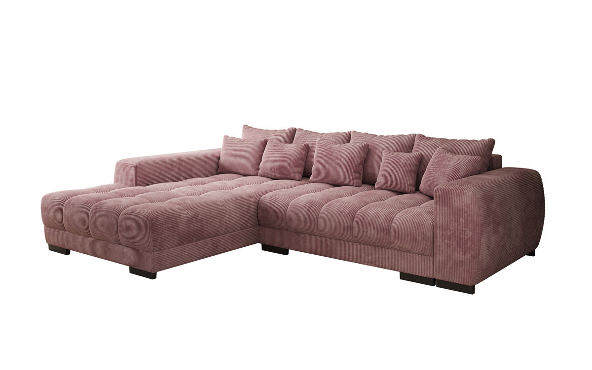 Designer Sofa Balu mit Schlaffunktion und Stauraum in Cord