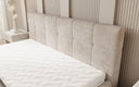 Designer Polsterbett Nelly in Cord mit Stauraum