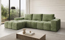 Designer Ecksofa Aila mit Schlaf- und Klappfunktion in Cord