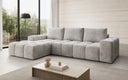 Designer Ecksofa Aila mit Schlaf- und Klappfunktion in Cord