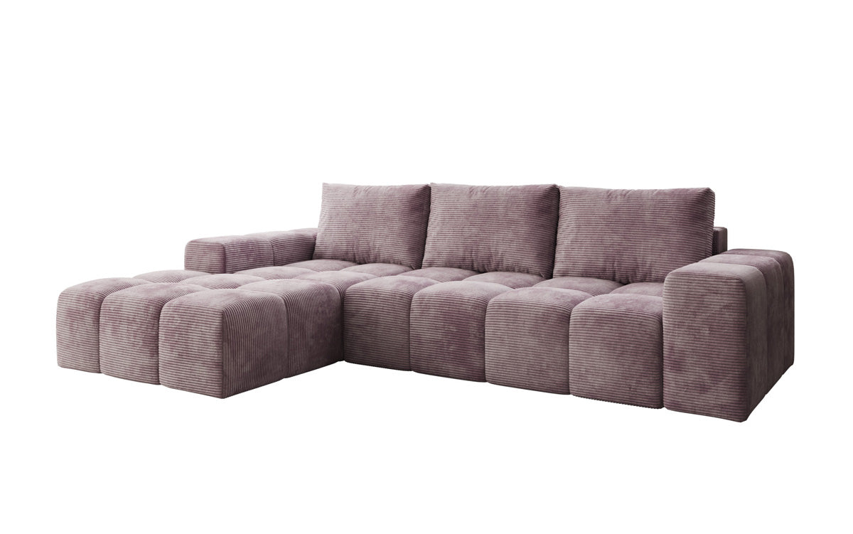 Designer Sofa Aila mit Schlaf- und Klappfunktion in Cord