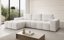 Designer Ecksofa Aila mit Schlaf- und Klappfunktion in Cord