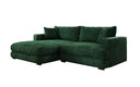 Designer Ecksofa Lima in Cord