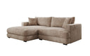 Designer Ecksofa Lima in Cord