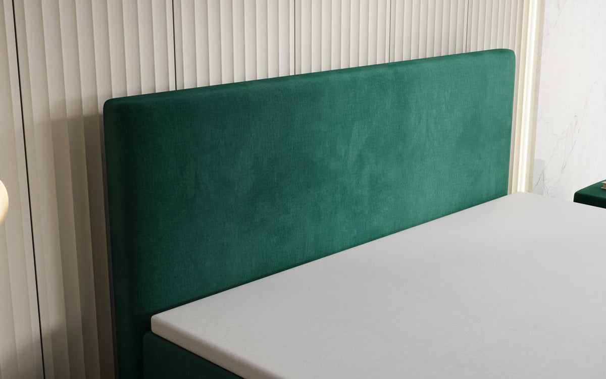 Boxspringbett Kubo mit Stauraum in Samt