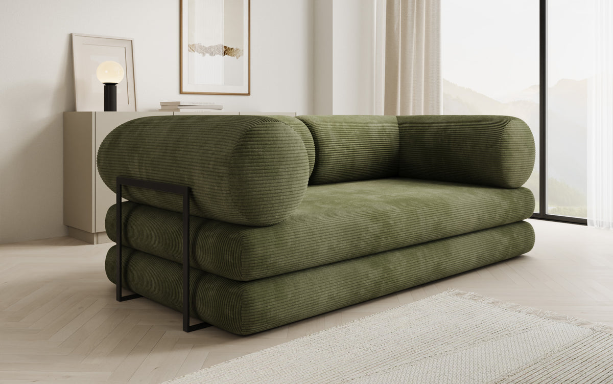 Designer Sofa Lazy Tube 3 Sitzer in Cord