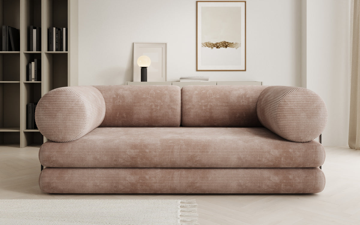 Designer Sofa Lazy Tube 3 Sitzer in Cord