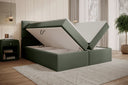 Boxspringbett Carito Bouclé mit USB und Stauraum