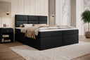Boxspringbett Carito Bouclé mit USB und Stauraum