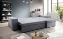 Designer Ecksofa Denver Stoff mit Schlaf- und Klappfunktion