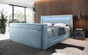 Boxspringbett Pluto mit TV Lift, RGB und Stauraum