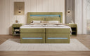 Boxspringbett Minera mit LED, USB und Stauraum