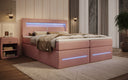 Boxspringbett Minera mit LED, USB und Stauraum