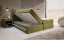 Boxspringbett Voyage mit LED u. Stauraum in Samt