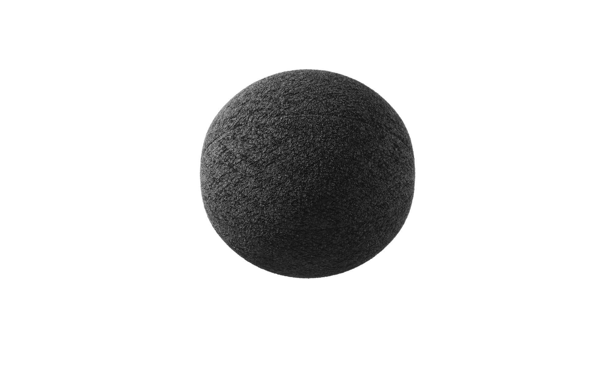 Rundes Zierkissen Sphere ⌀35 cm aus Bouclé