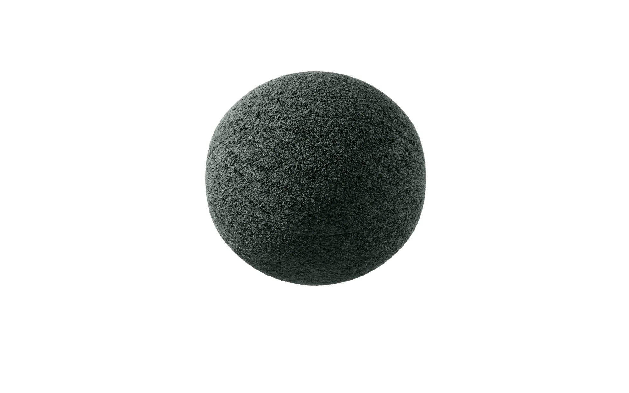 Rundes Zierkissen Sphere ⌀35 cm aus Bouclé