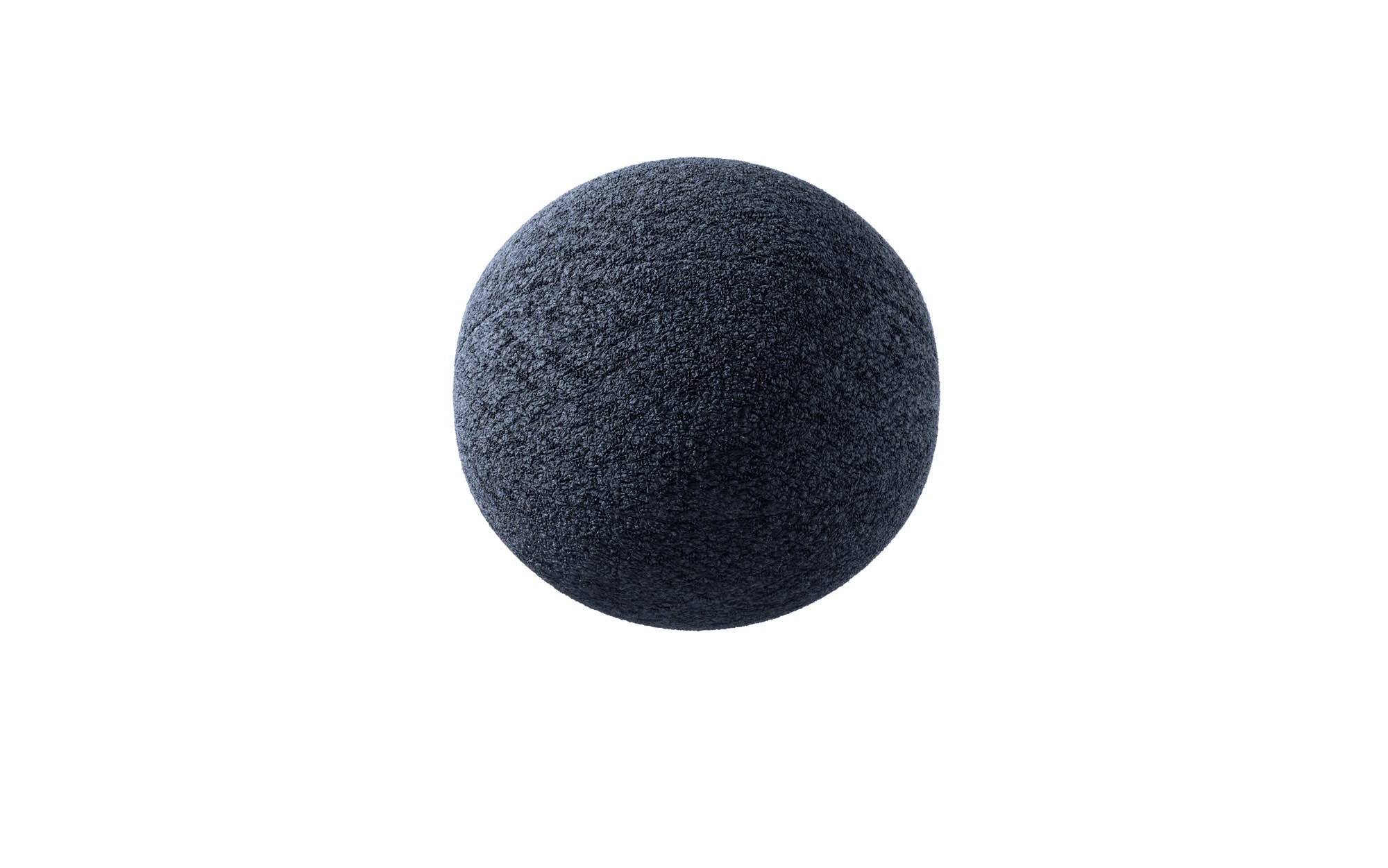 Rundes Zierkissen Sphere ⌀35 cm aus Bouclé