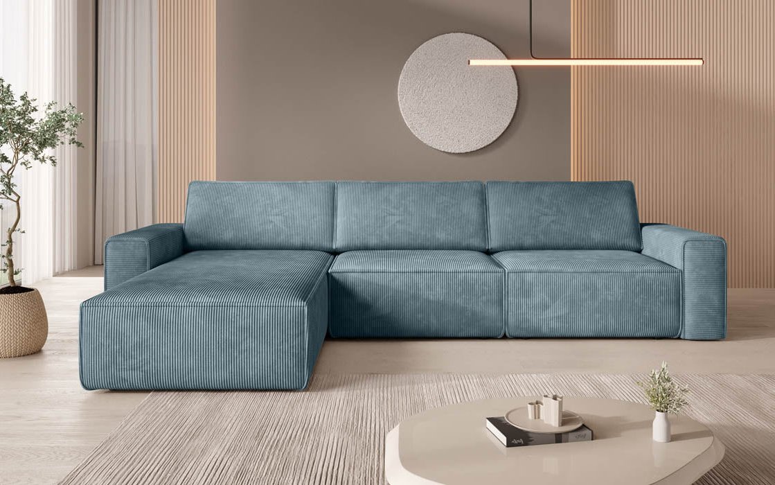 Modulares Ecksofa Yuma I aus Cord