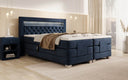Boxspringbett Velora Samt elektrisch verstellbar mit LED