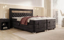 Boxspringbett Velora Samt elektrisch verstellbar mit LED