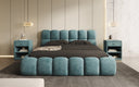 Designer Polsterbett Boston Cord mit Stauraum