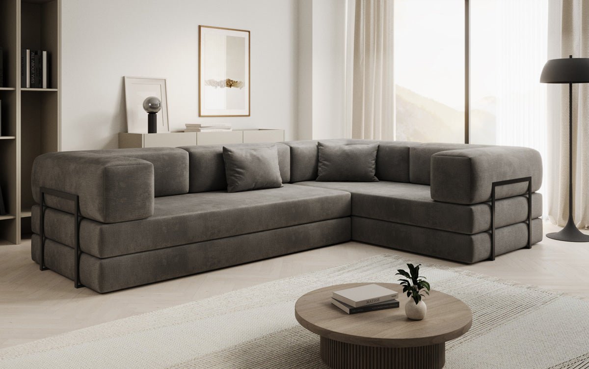 Designer Sofa Lazy L closed in Samt