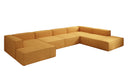 Designer Sofa Lesley U XXL in Strukturstoff