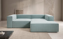 Designer Ecksofa Lesley Mini in Strukturstoff