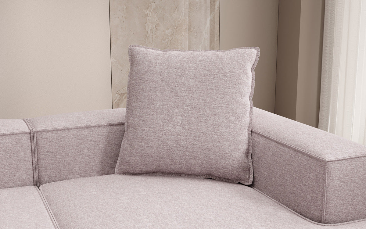 Zierkissen Lesley 60x60 in Strukturstoff