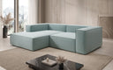 Designer Ecksofa Lesley Mini in Strukturstoff