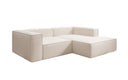 Designer Ecksofa Lesley Mini in Strukturstoff