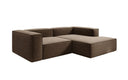 Designer Ecksofa Lesley Mini in Strukturstoff