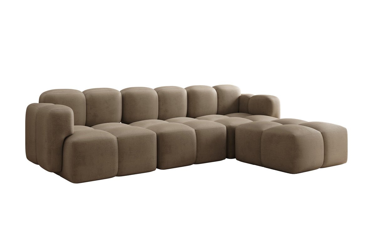 Designer L Sofa Celly in Samt