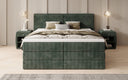 Boxspringbett Ophelia mit hochklappbarem Stauraum in Cord