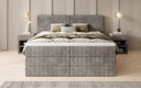 Boxspringbett Ophelia mit hochklappbarem Stauraum in Cord
