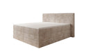 Boxspringbett Ophelia mit hochklappbarem Stauraum in Cord