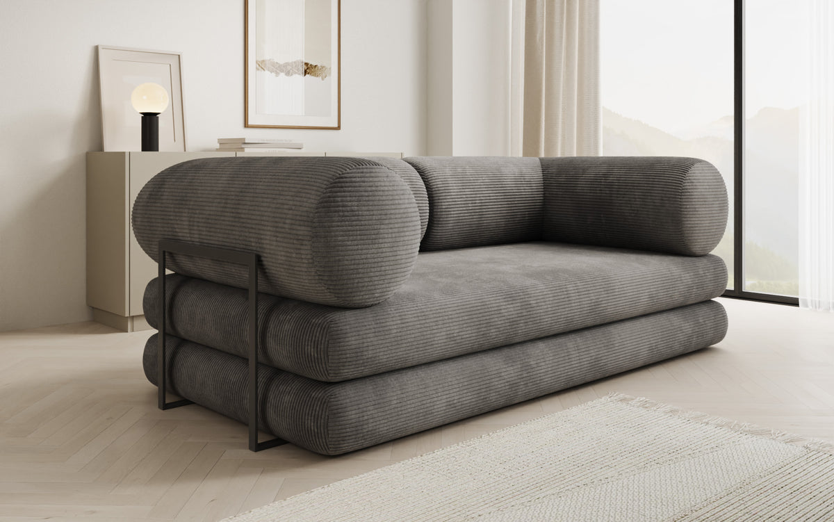 Designer Sofa Lazy Tube 3 Sitzer in Cord