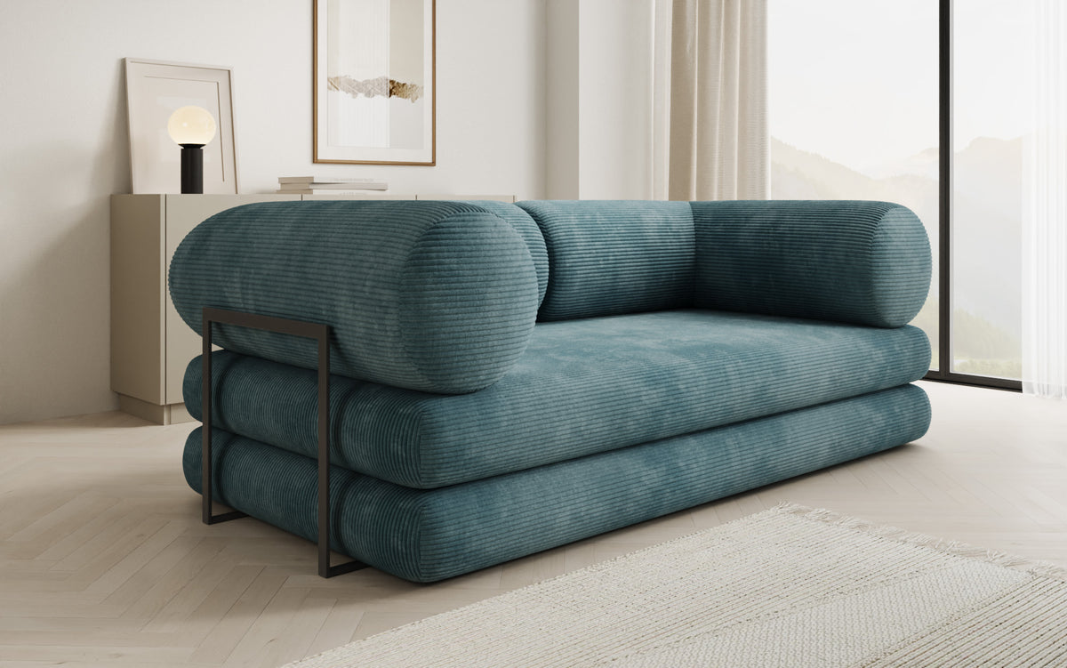 Designer Sofa Lazy Tube 3 Sitzer in Cord