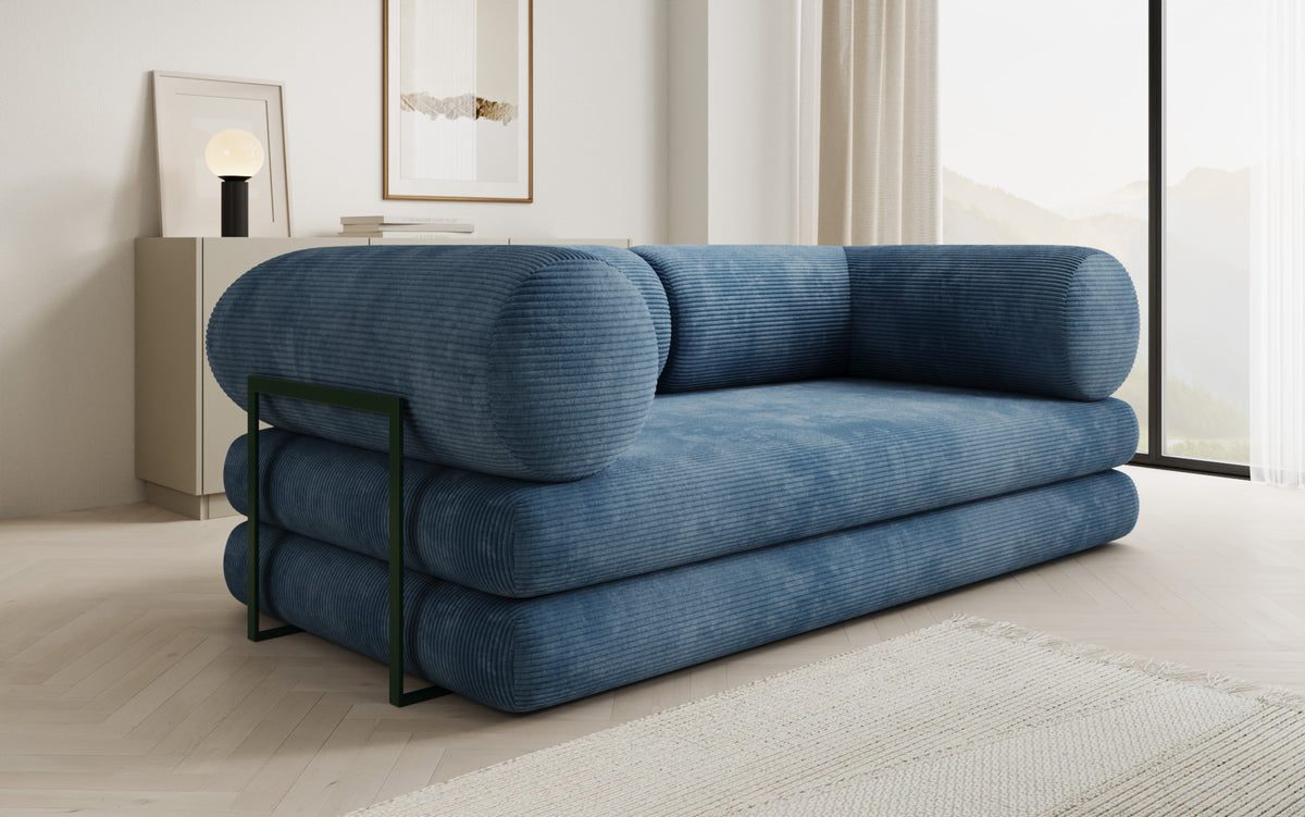 Designer Sofa Lazy Tube 3 Sitzer in Cord