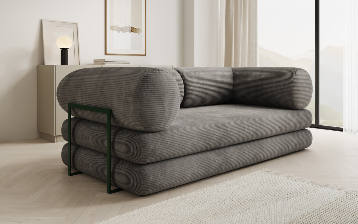 Designer Sofa Lazy Tube 3 Sitzer in Cord