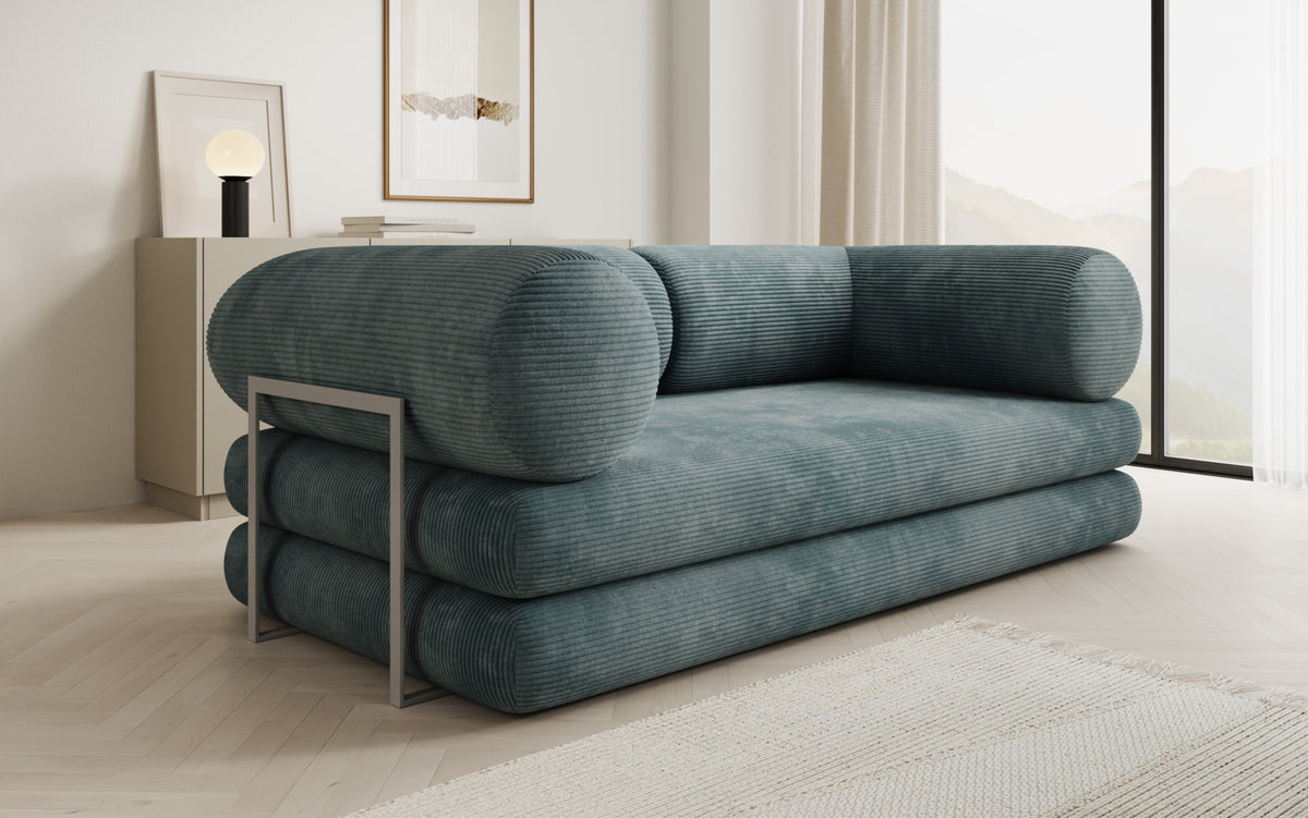Designer Sofa Lazy Tube 3 Sitzer in Cord