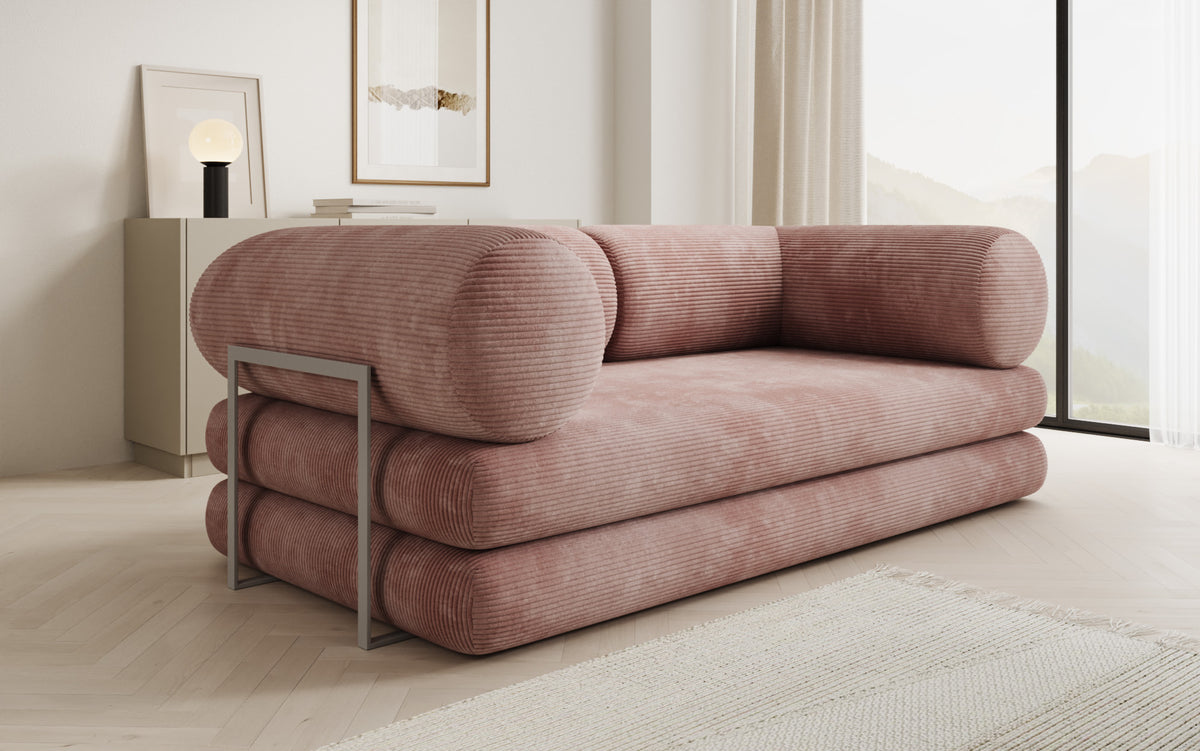 Designer Sofa Lazy Tube 3 Sitzer in Cord