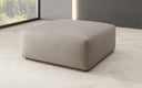Beistellhocker 80 cm Snug aus Echtleder