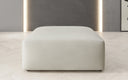 Beistellhocker 80 cm Snug aus Echtleder
