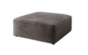 Beistellhocker 80 cm Snug aus Samt